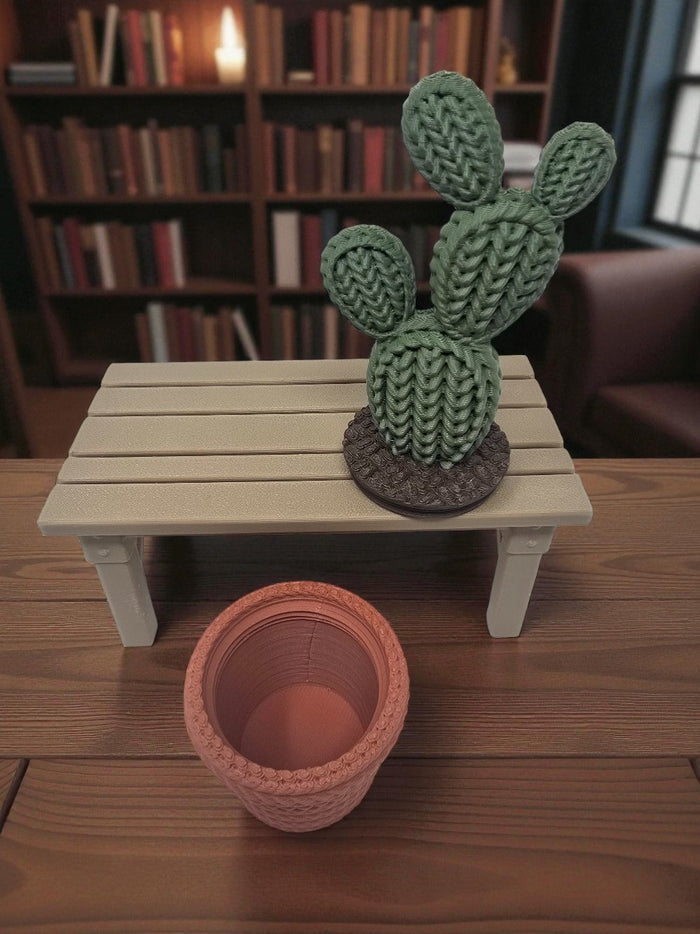 3D Printed Knitted-Style Cactus