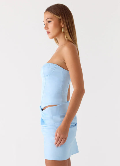 Cosmala Mini Dress - Baby Blue