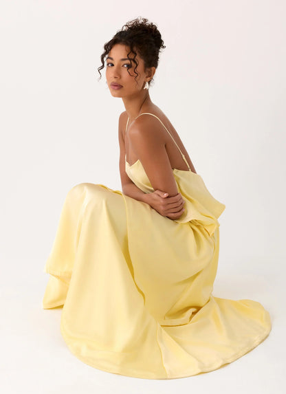 Becka Maxi Dress - Yellow