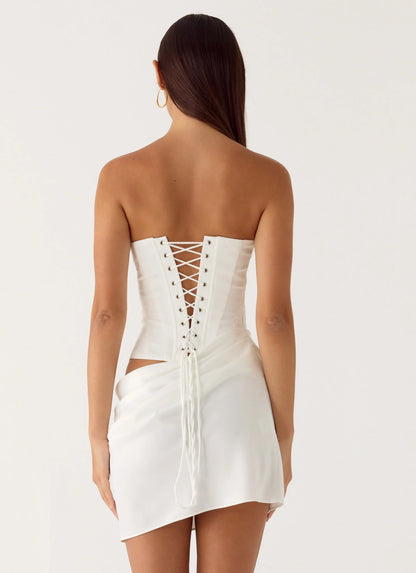 Cosmala Mini Dress - White