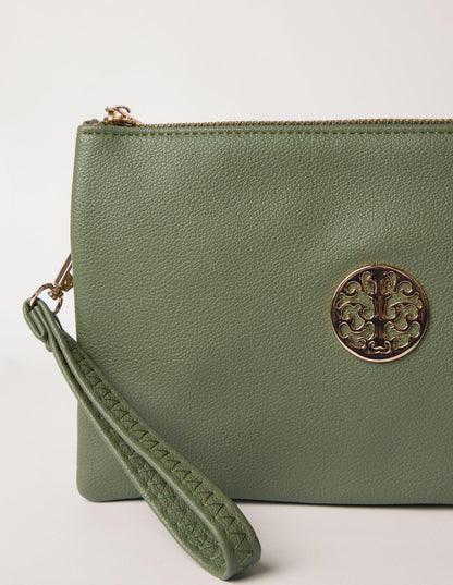 Clutch With Detachable Strap