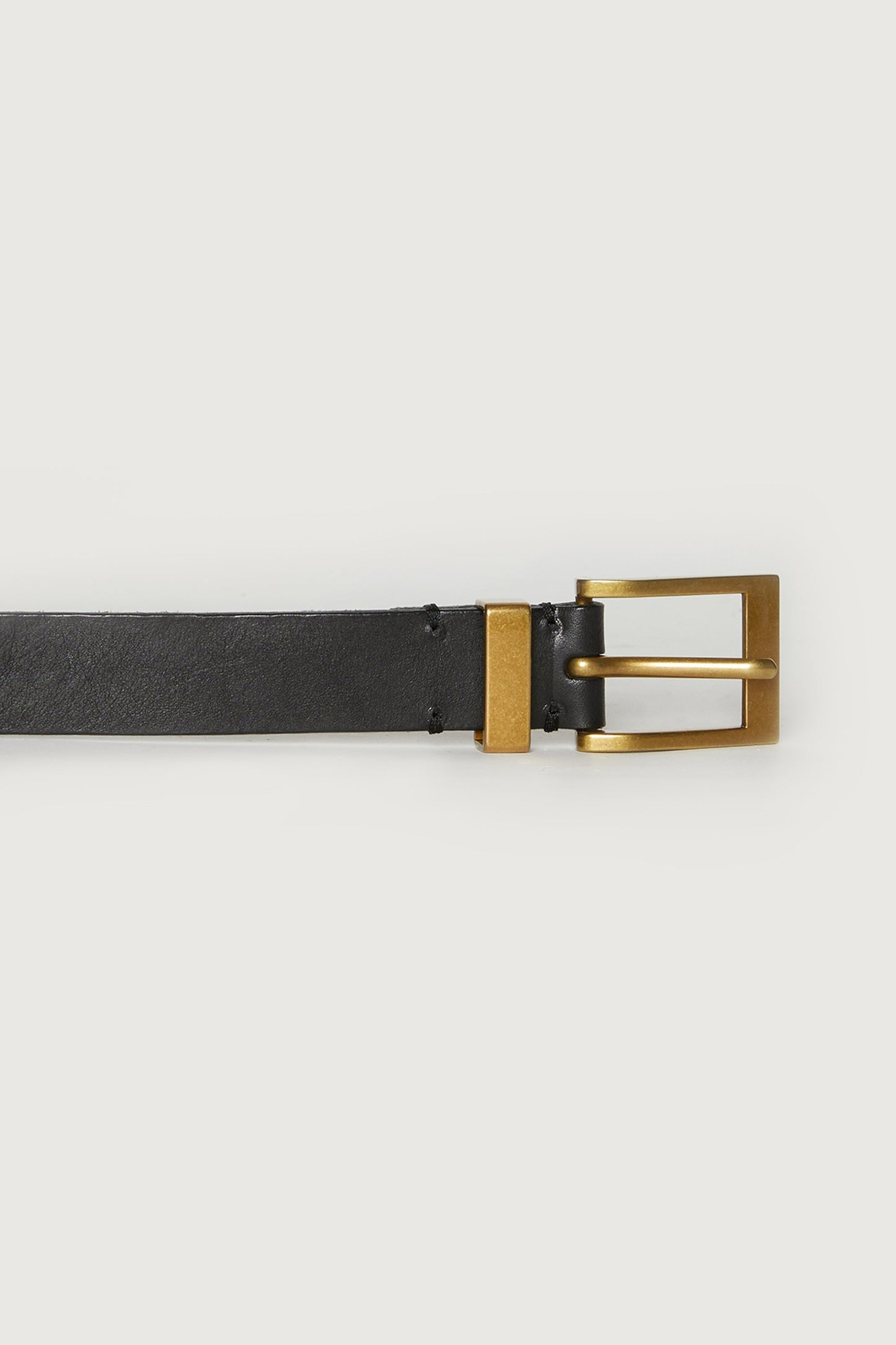 GENUINE LEATHER SQUARE BUCKLE BELT