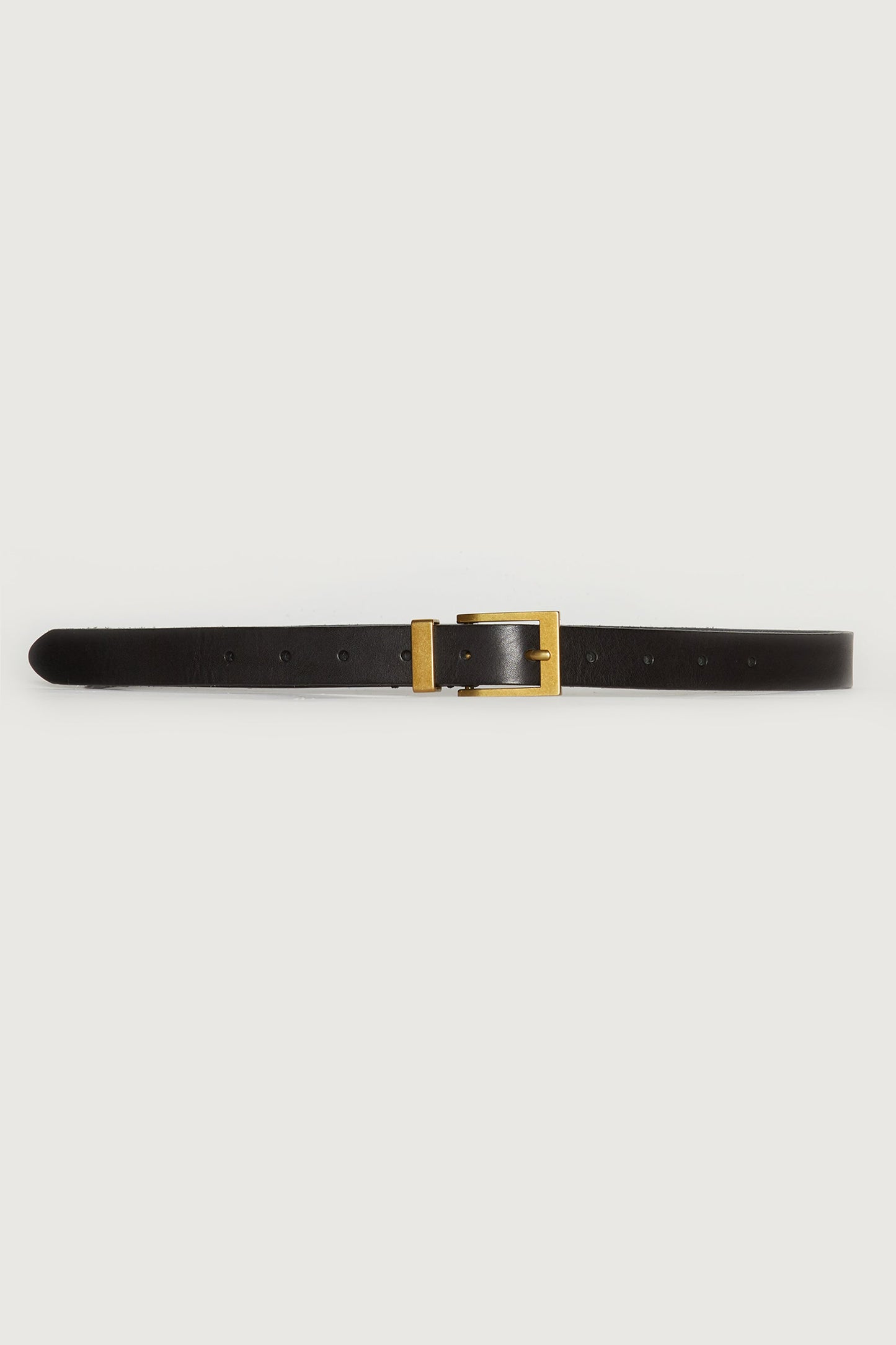 GENUINE LEATHER SQUARE BUCKLE BELT