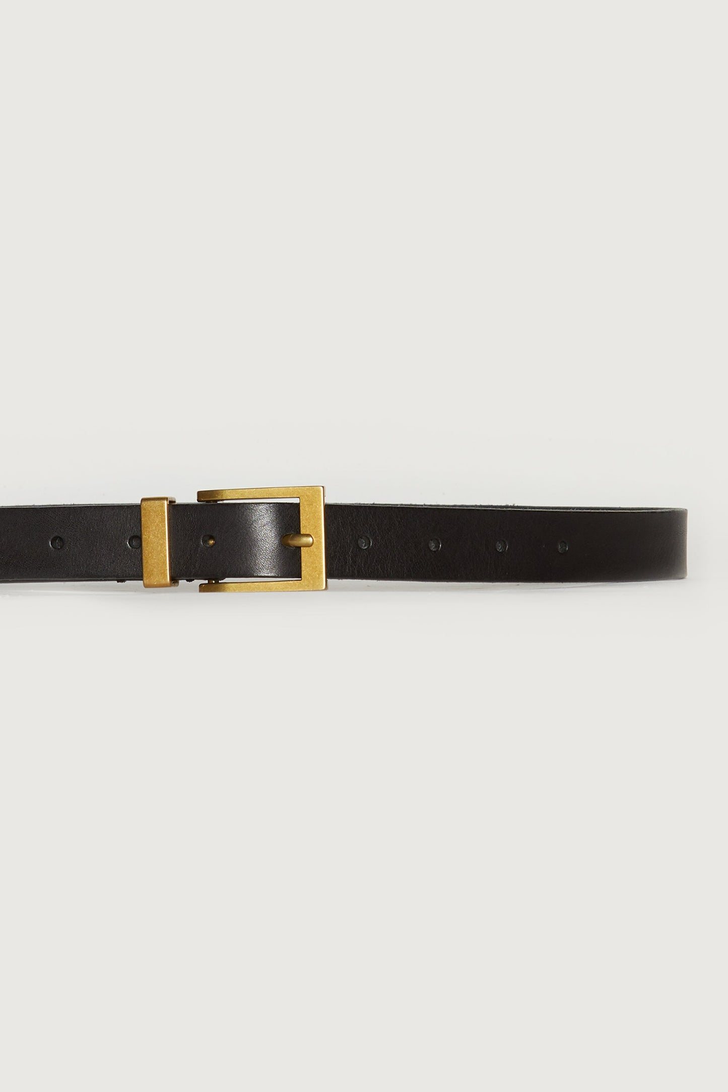 GENUINE LEATHER SQUARE BUCKLE BELT