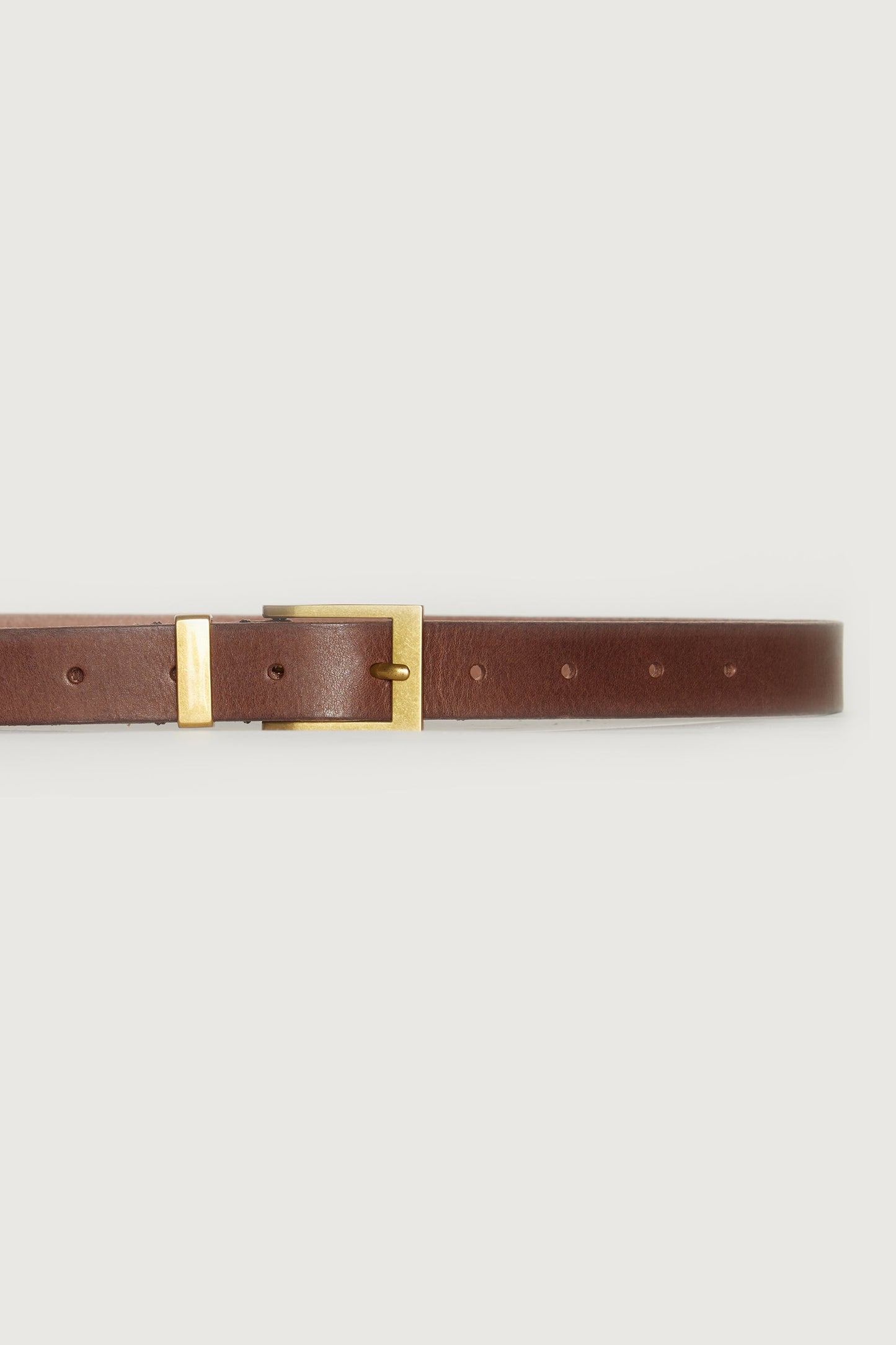 GENUINE LEATHER SQUARE BUCKLE BELT
