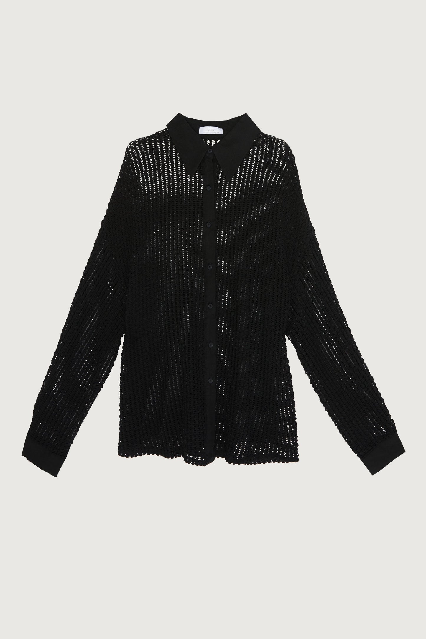 MESH BUTTON UP