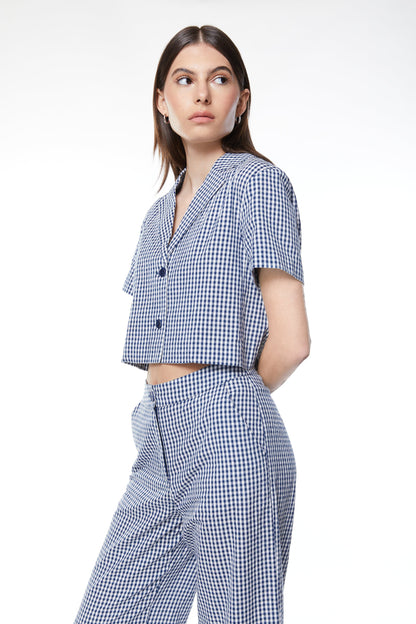 GINGHAM TOP