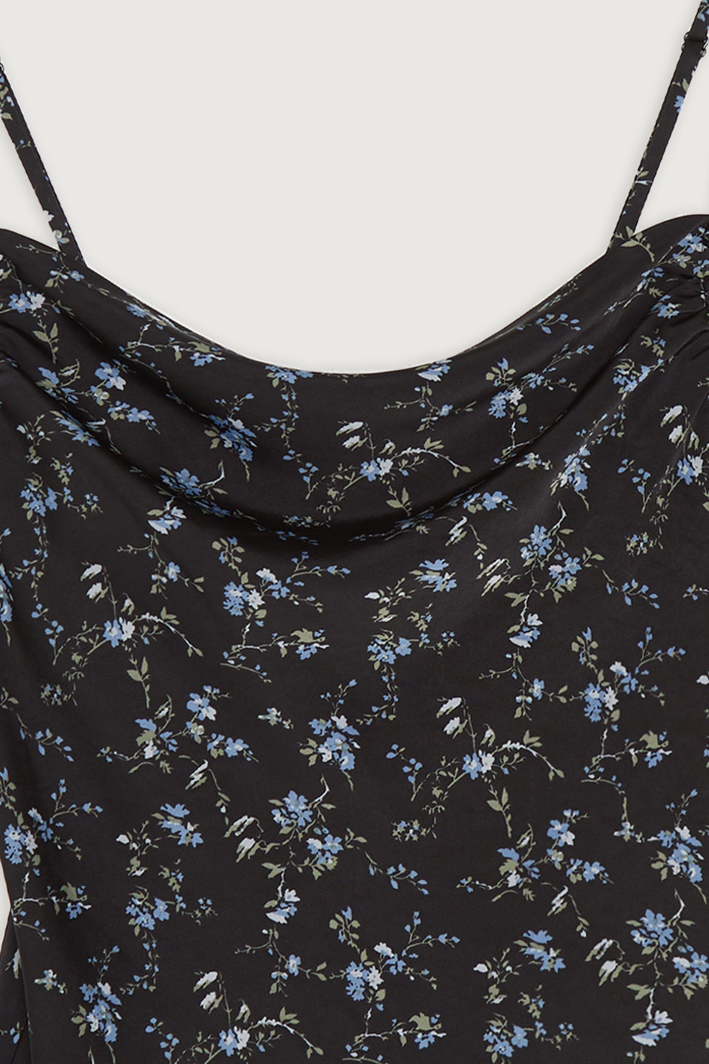 FLORAL SATIN TANK TOP