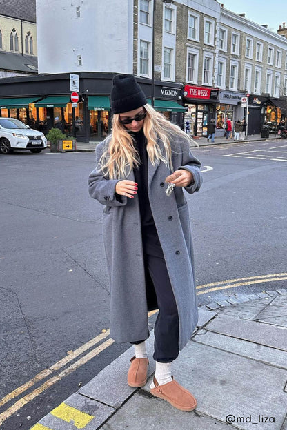 OVERSIZED WOOL BLEND COAT