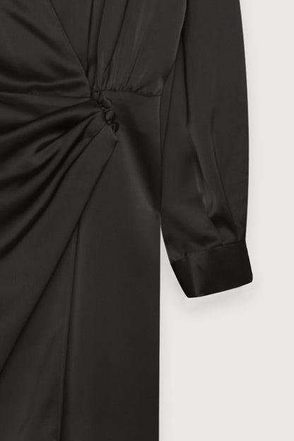 MIDI WRAP DRESS