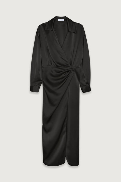 MIDI WRAP DRESS