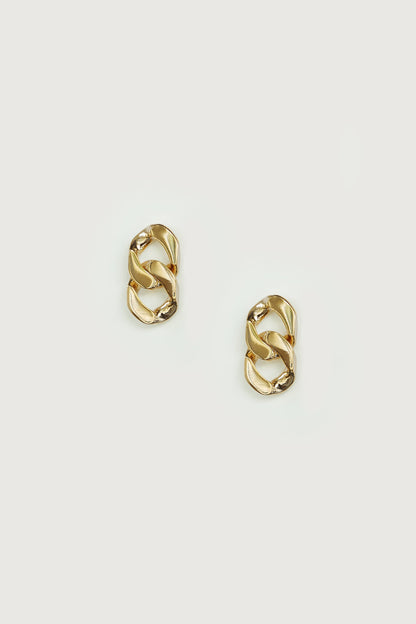 CUBAN LINK DROP EARRING