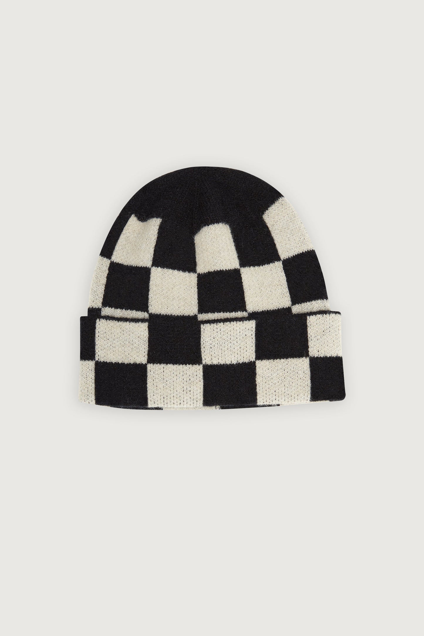 CHECKERED BEANIE