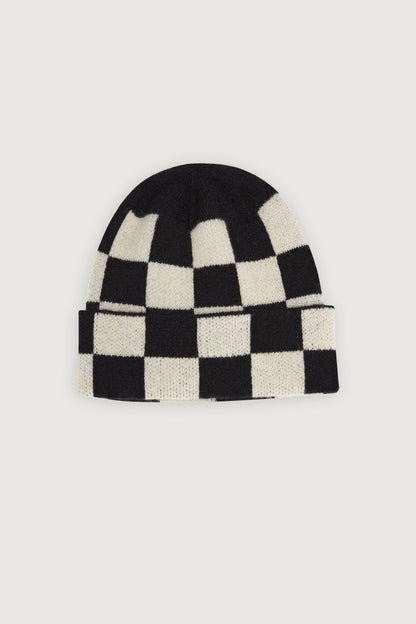 CHECKERED BEANIE