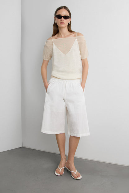 RELAXED DRAWSTRING SHORT