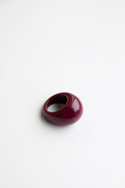 CHUNKY STONE DOME RING