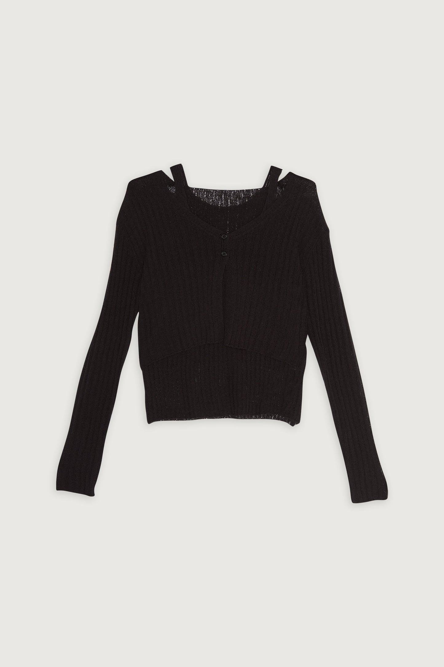 KNIT CARDIGAN AND TANK SET