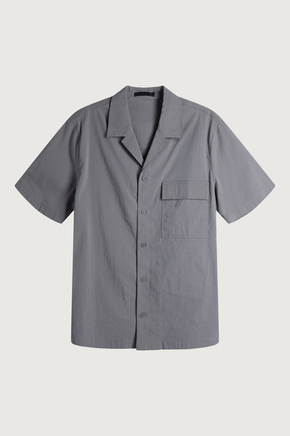 COTTON NYLON CARGO SHIRT