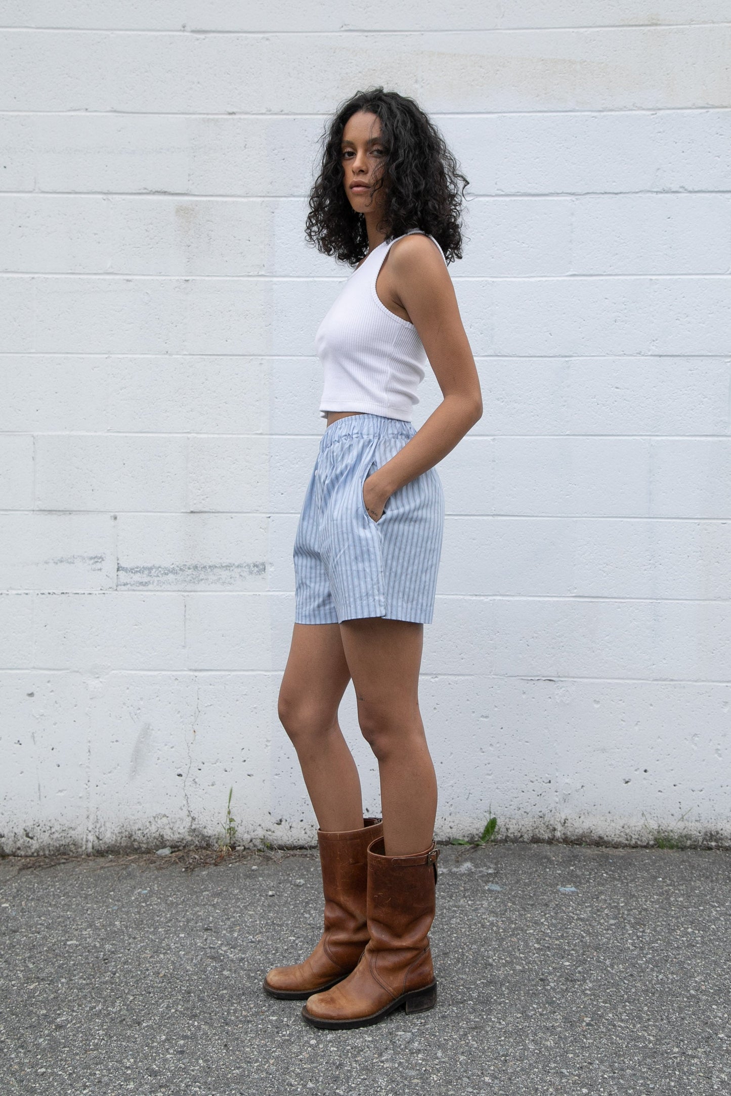 PINSTRIPE BOXER SHORT