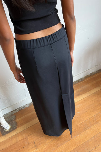 MAXI SKIRT WITH BACK SLIT