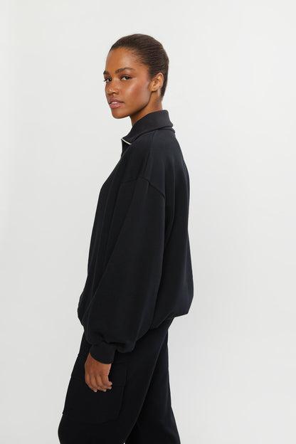QUARTER ZIP SWEATSHIRT