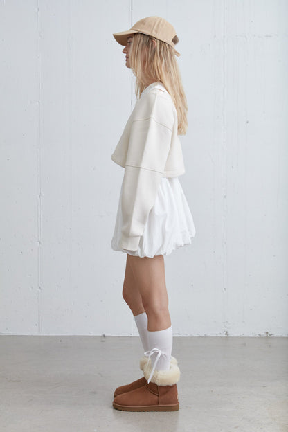 CROPPED CREWNECK SWEATSHIRT