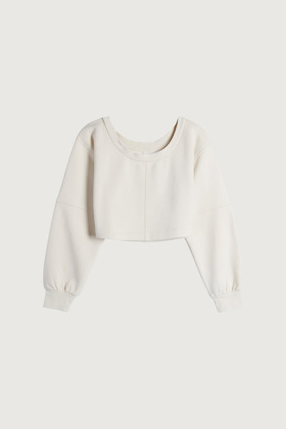 CROPPED CREWNECK SWEATSHIRT