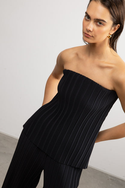 PLEATED TUBE TOP