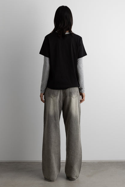 MIDWEIGHT COTTON CREWNECK T-SHIRT