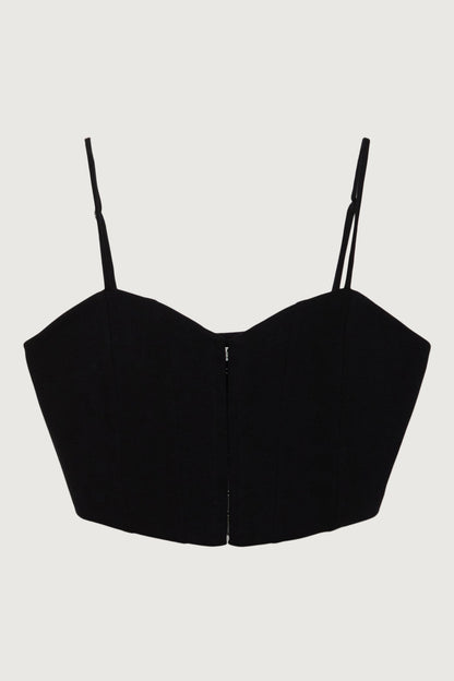 PONTE KNIT CORSET TANK