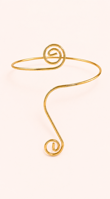 Forever Chic Arm Cuff Bracelet - Gold