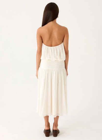 Calanthe Midi Dress - Ivory