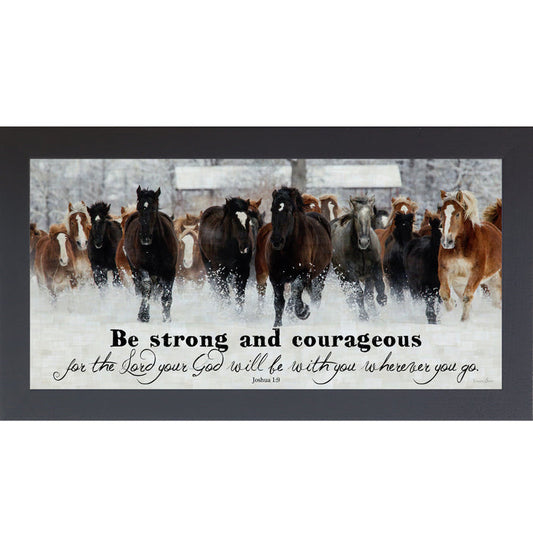 Be Strong and Courageous SSW1326 - Summer Snow Art