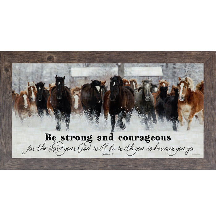 14x8  1" frame / Natural Brown