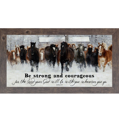 14x8  1" frame / Natural Brown