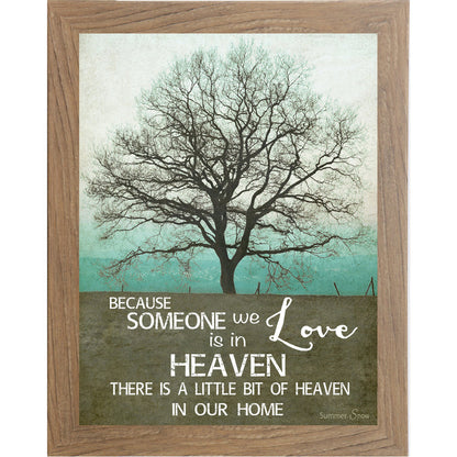 Because Someone We Love Is in Heaven – Sympathy Memorial Wall Art | SS9854 - Summer Snow Art