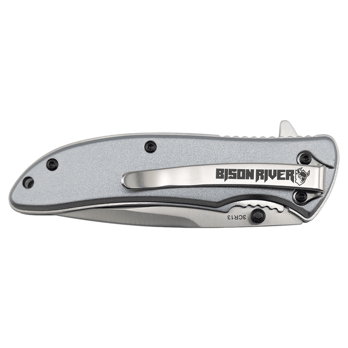 Bison River 4 1/4" Gray Everyday Carry Knife