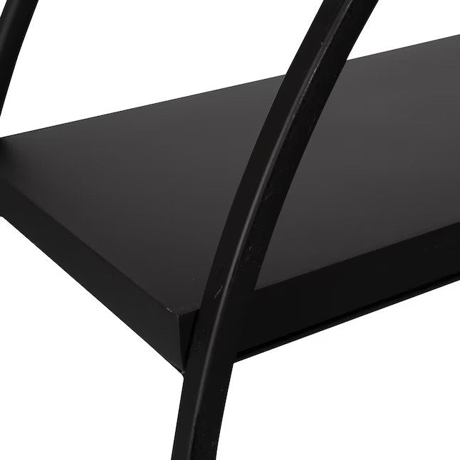 Black Round Wall Shelf