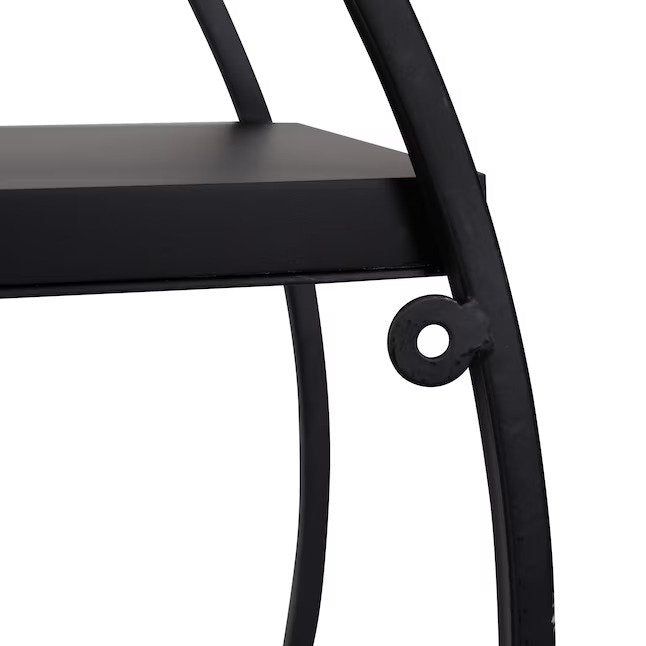 Black Round Wall Shelf