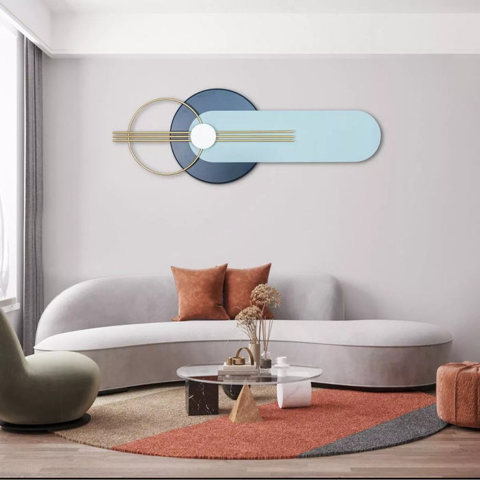 Cielo Blu Metal Wall Art