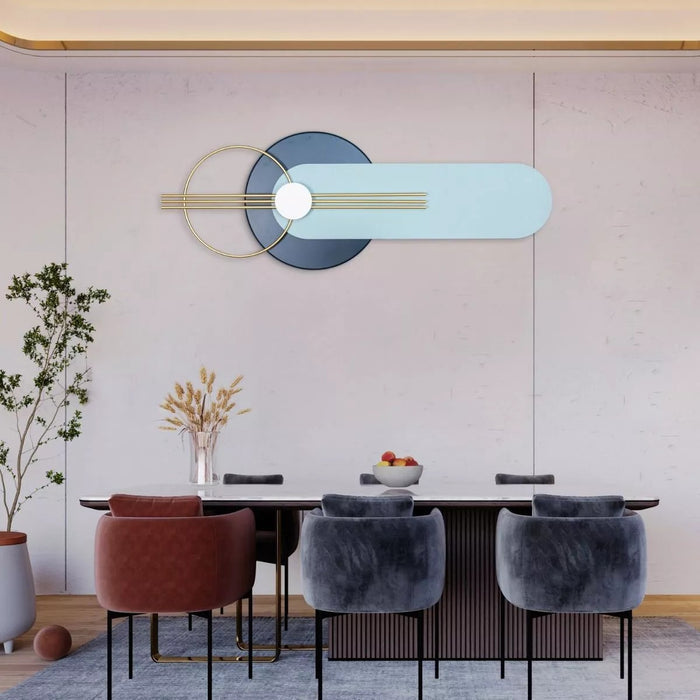 Cielo Blu Metal Wall Art