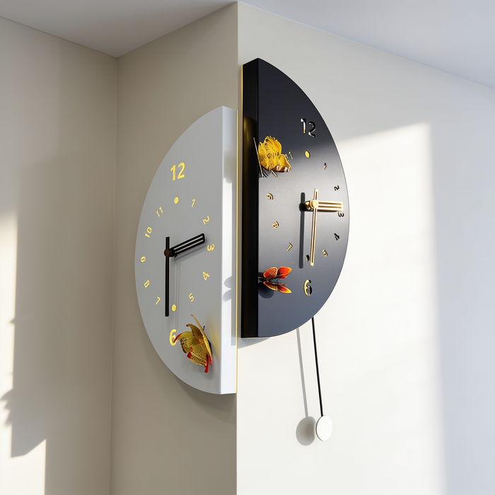 CornerCurve Wall Clock