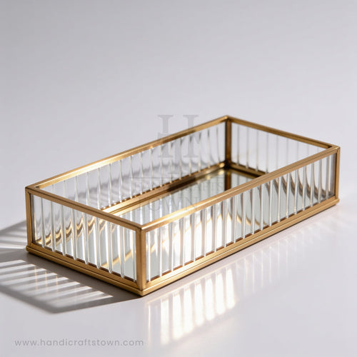 Crystal Rib Vanity Tray