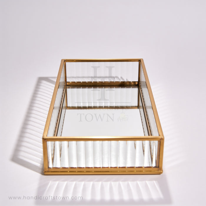 Crystal Rib Vanity Tray