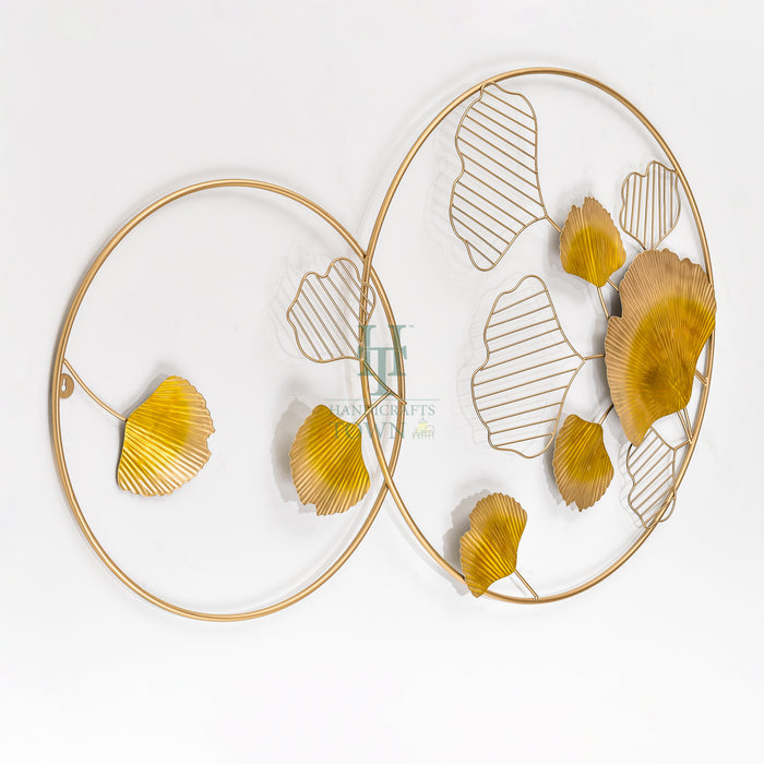 Double circle wall art