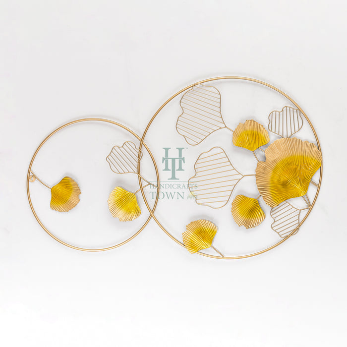 Double circle wall art