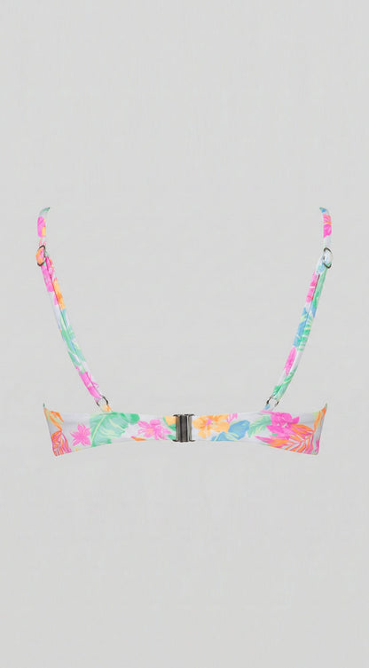 Isolara Tropical Bikini Set - White Multi