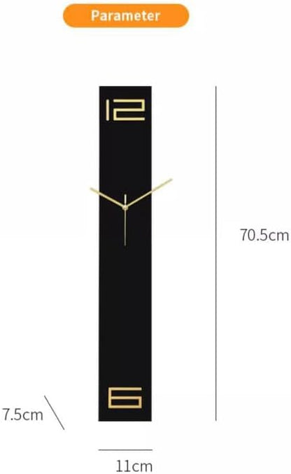 EdgeLine Vertical Clock