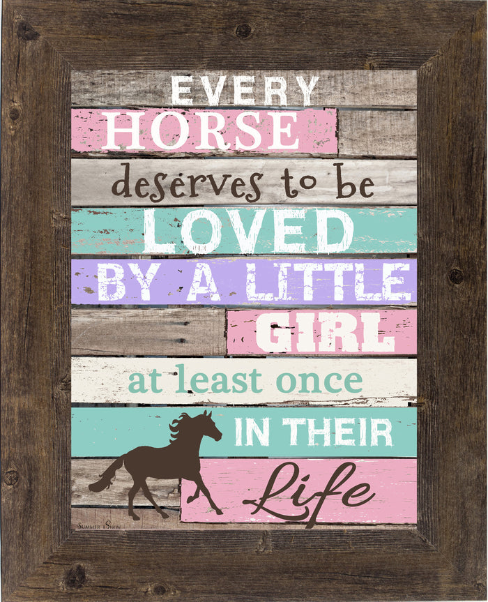 8x10" 1" Frame With Easel Back / Natural Brown