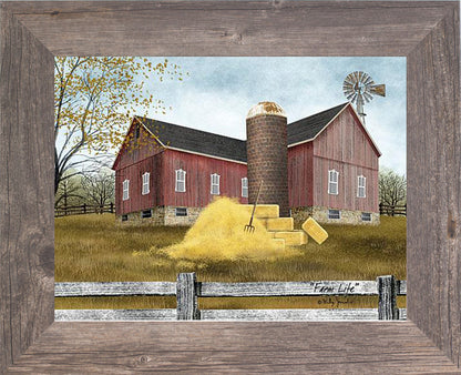 Farm Life by artist Billy Jacobs BJ1190 - Summer Snow Art
